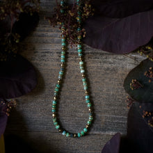 Load image into Gallery viewer, chrysoprase heishi love beads