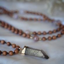 Load image into Gallery viewer, mother wound mala to ground