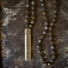 Load image into Gallery viewer, labradorite + mantra mala