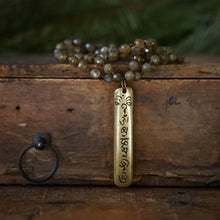 Load image into Gallery viewer, labradorite + mantra mala