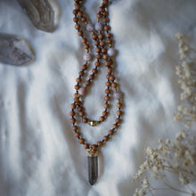 Load image into Gallery viewer, mother wound mala to ground