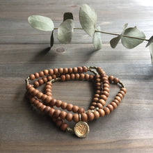 Load image into Gallery viewer, sandalwood + lotus wrap