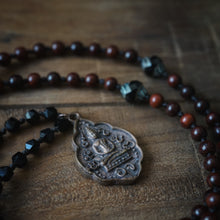 Load image into Gallery viewer, oxidized bronze buddha mala