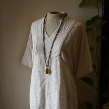 Load image into Gallery viewer, rosewood + tigers eye mala