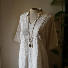 Load image into Gallery viewer, dendritic opal + tigers eye mala