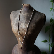 Load image into Gallery viewer, riverstone + smoky quartz mala