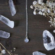 Load image into Gallery viewer, silver moonstone necklace