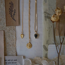 Load image into Gallery viewer, black heart necklace