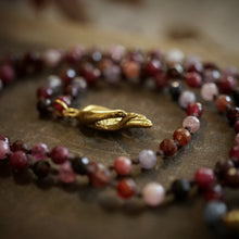 Load image into Gallery viewer, spinel/garnet + gyan mudra mala