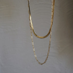 gold filled layering chains