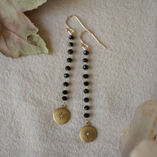 Load image into Gallery viewer, onyx ancestor earrings