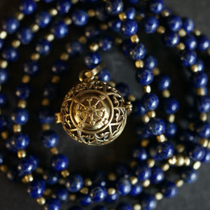 lapis lazuli + angel caller mala