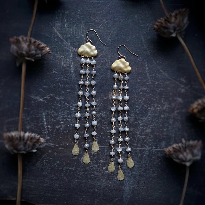 rain cloud earrings