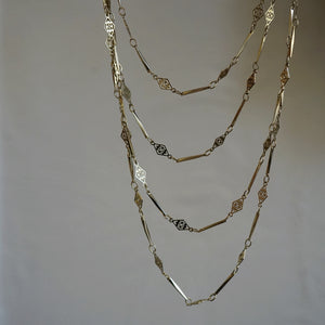 gold filled layering chains