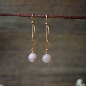 kunzite earrings