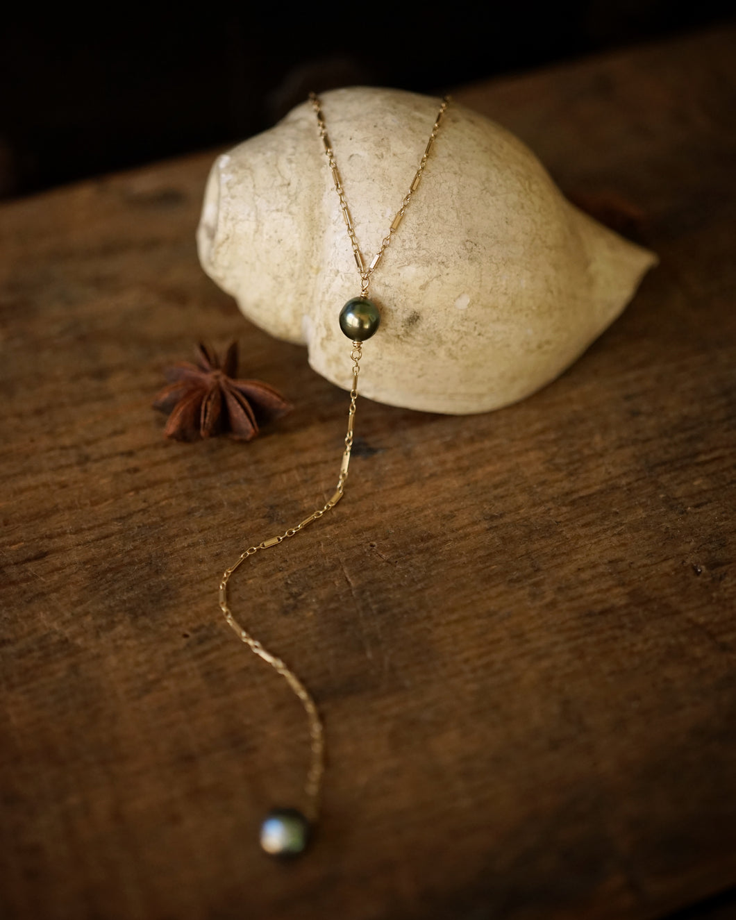 tahitian pearl lariat