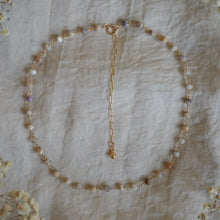 Load image into Gallery viewer, dendritic opal rosary chain necklace