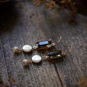 totem earrings: earth school