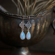 Load image into Gallery viewer, opalite + silver ear adornments