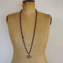 Load image into Gallery viewer, lapis lazuli + angel caller mala