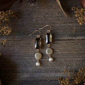totem earrings: earth school