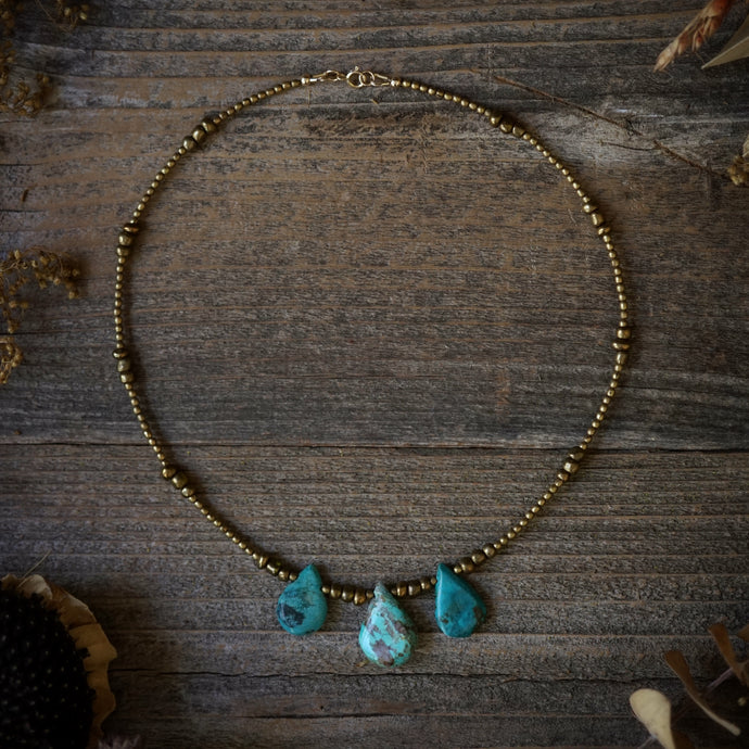 love beads: turquoise tears