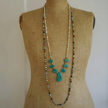 Load image into Gallery viewer, sea spray beaded necklace