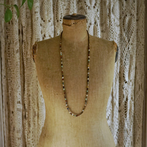 mosaic beaded necklace