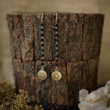 Load image into Gallery viewer, onyx ancestor earrings