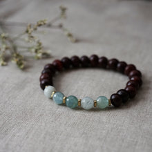 Load image into Gallery viewer, aquamarine + rosewood