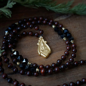 golden buddha mala