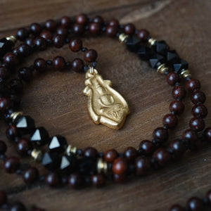 golden buddha mala