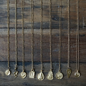 buddha necklace - rectangle