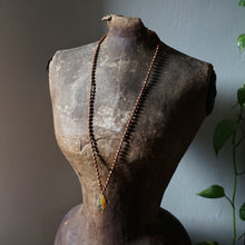 Load image into Gallery viewer, sandalwood + bumblebee jasper mala