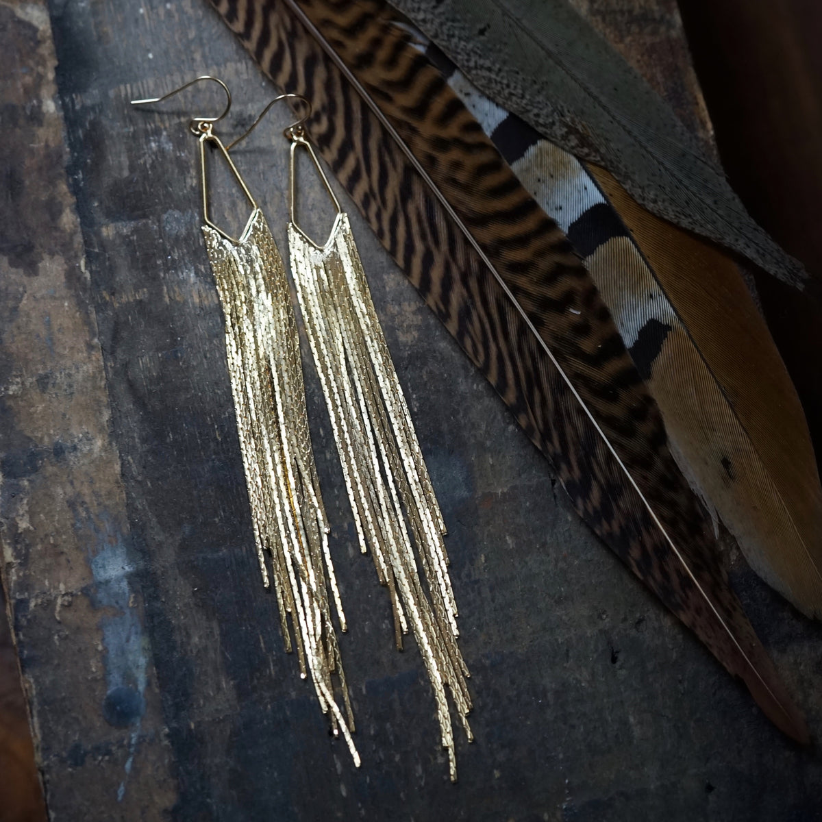 golden waterfall shoulder dusters – elevate adornment