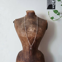 Load image into Gallery viewer, moonstone + labradorite mala