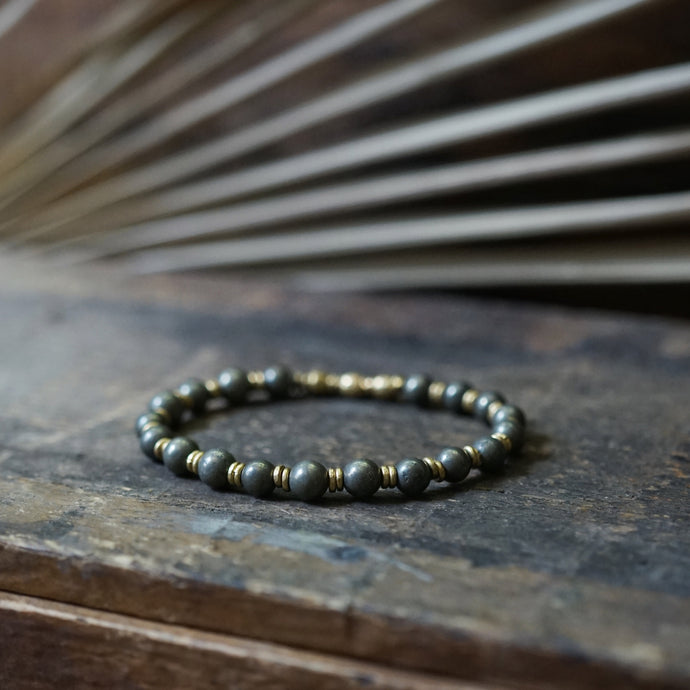 pyrite bracelet