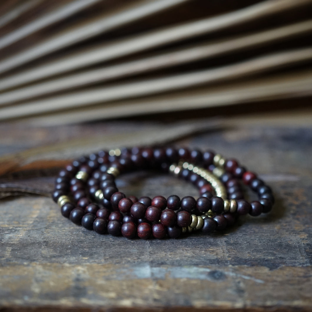 rosewood wrap bracelet