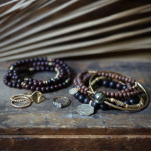 Load image into Gallery viewer, rosewood wrap bracelet