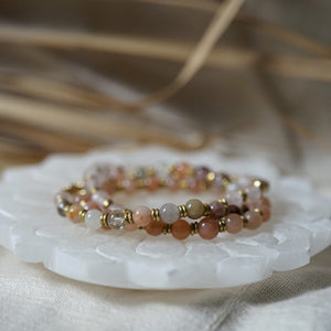 multi rutile quartz bracelet