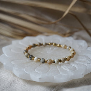 dendritic opal bracelet