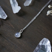 Load image into Gallery viewer, silver moonstone necklace