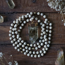 Load image into Gallery viewer, riverstone + citrine mala